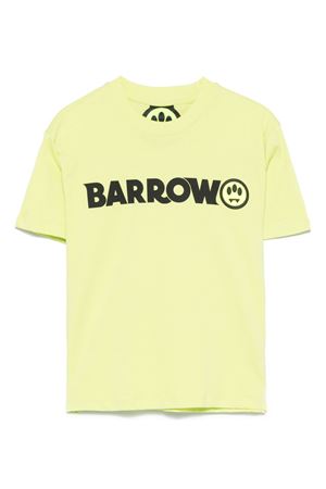 tshirt in cotone verde BARROW KIDS | S5BKJUTH082086